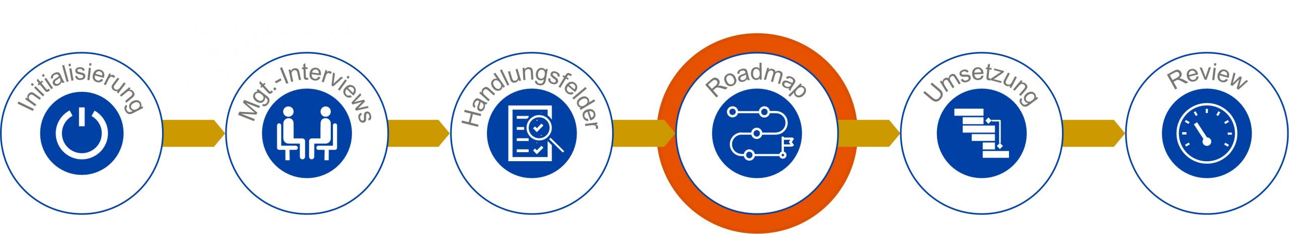 IT-Roadmap - Projektschritte