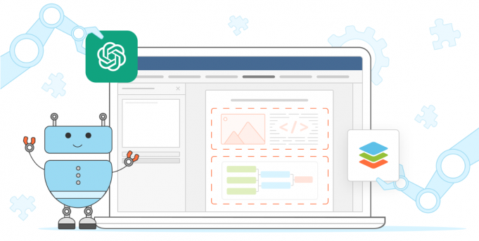 Textverarbeitung integriert Chatbot und Videocalls