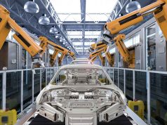 Hohe Automatisierung in Deutschland durch Industrie-Roboter Industrie-Roboter
