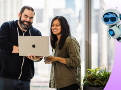 Ein Pflegedienst berät Kunden mit einem Chatbot