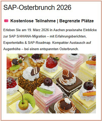 SAP-Osterbrunch 2026