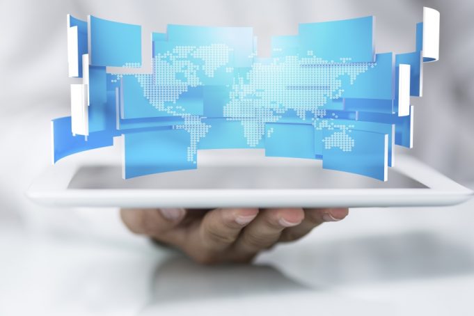 Eine Plattform verwaltet das Internet der Dinge Internet der Dinge