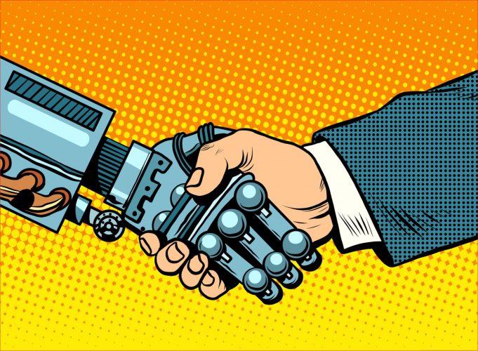 IT und Produktion arbeiten Hand in Hand