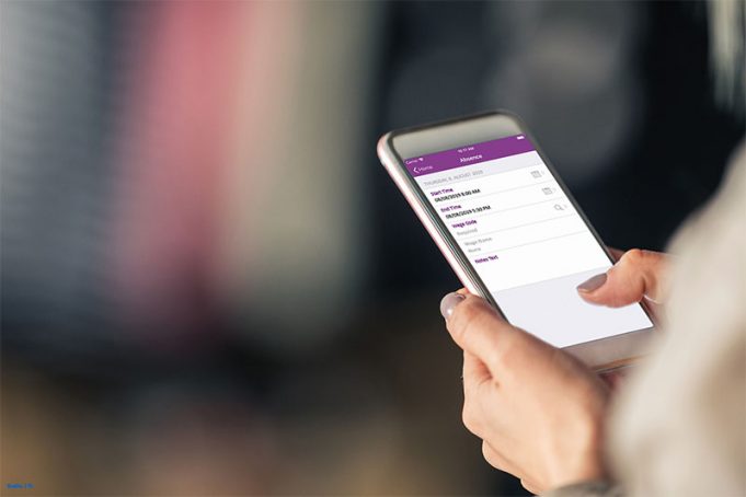 Intelligente Mobilgeräte erfassen die Arbeitszeit Arbeitszeiterfassung