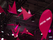 Digitaler Zwilling in der digitalisierten Fertigung messe_digital-twin